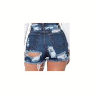 Dark Denim Distressed shorts