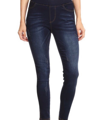 Dark Blue Denim Pants